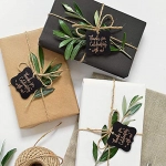 100 Pieces Gold Stamping Thank You For Celebrating With Us Greeting Cards 